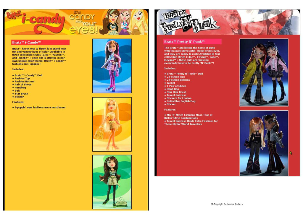 Bratz Catalogues